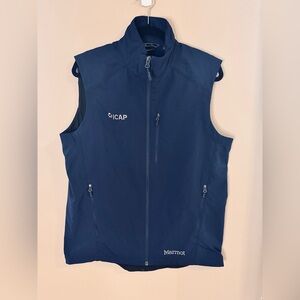 Marmot Men's Blue ICAP Softshell Vest Size M/M